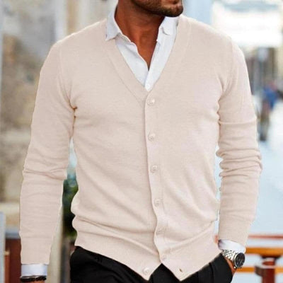 Cárdigan Markus de Cuello en V Business Casual