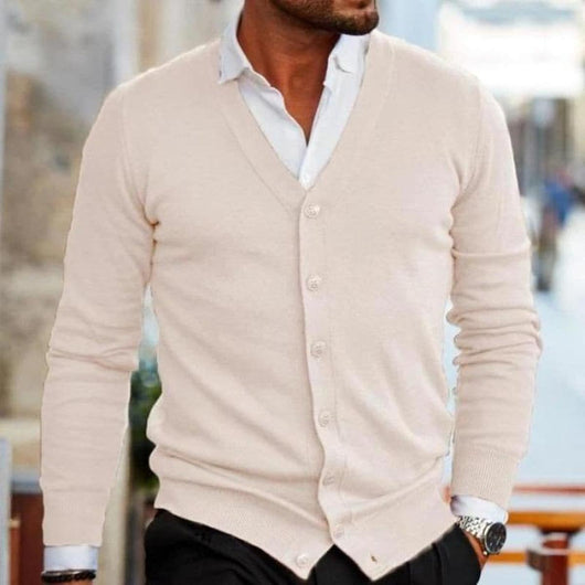 Cárdigan Markus de Cuello en V Business Casual