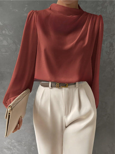 Blusa Sandra Elegante de Manga Larga