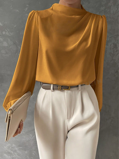 Blusa Sandra Elegante de Manga Larga