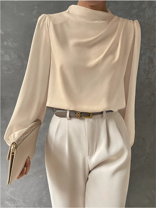 Blusa Sandra Elegante de Manga Larga