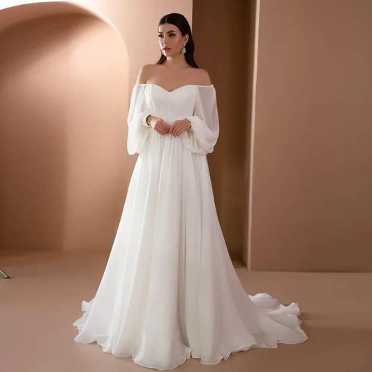 Vestido Largo Daniela Escote Carmen