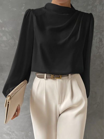 Blusa Sandra Elegante de Manga Larga