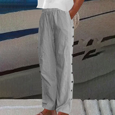 Sera | Pantalón de Rayas con Botones