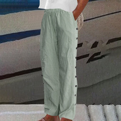 Sera | Pantalón de Rayas con Botones