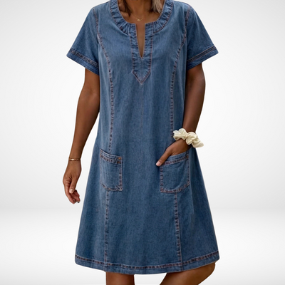 Vestido de Verano Nicole Casual con Bolsillos
