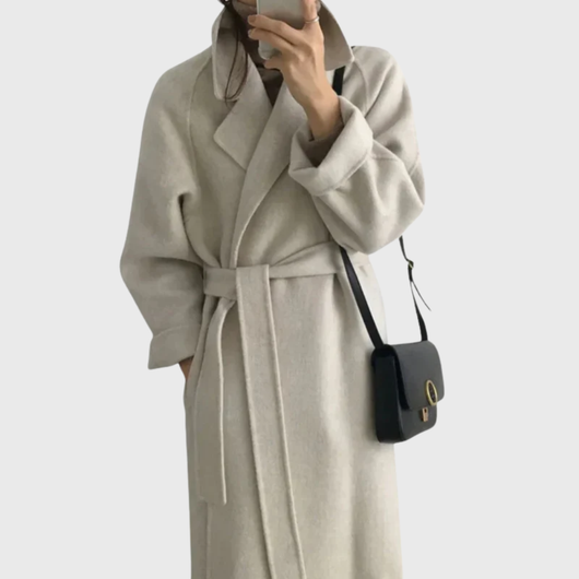 Abrigo Veronika Clásico de Lana de Invierno