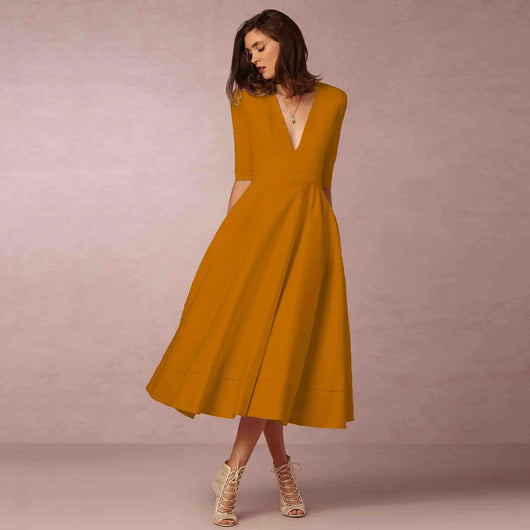 Vestido Midi Bettina Elegante y Fluido