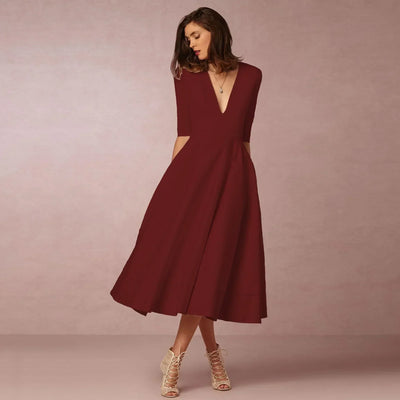 Vestido Midi Bettina Elegante y Fluido