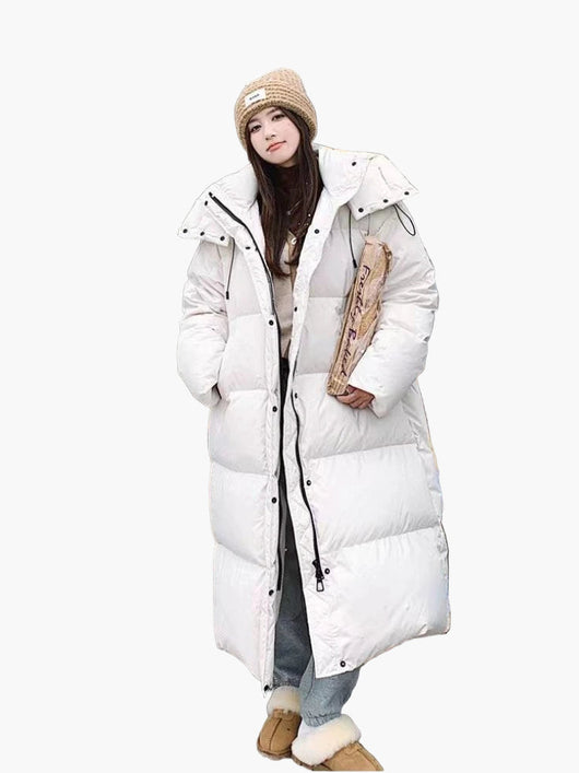 Abrigo Acolchado Daniela Oversize con Capucha