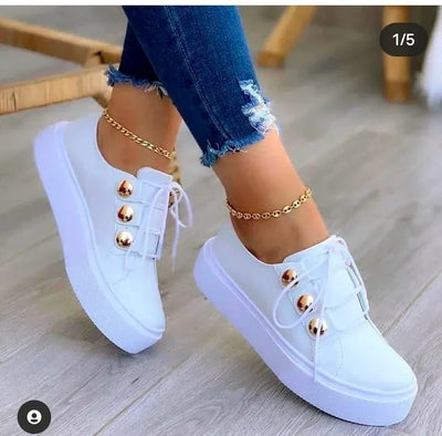 Serena | Zapatillas con Plataforma y Puntera Redonda