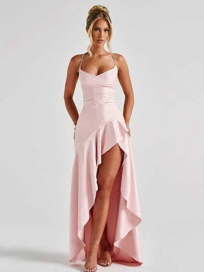 Vestido Helga de Tirantes para Invitada de Boda