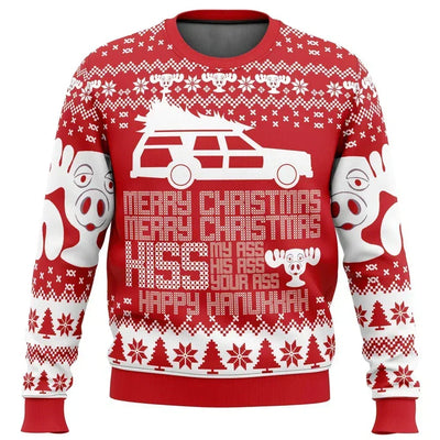 Jersey Navideño Lukas Estampado de Esquí