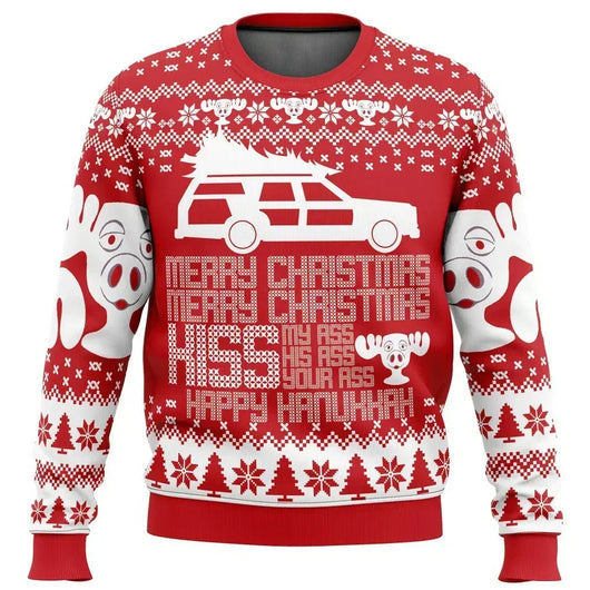 Jersey Navideño Lukas Estampado de Esquí