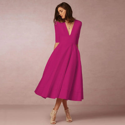 Vestido Midi Bettina Elegante y Fluido