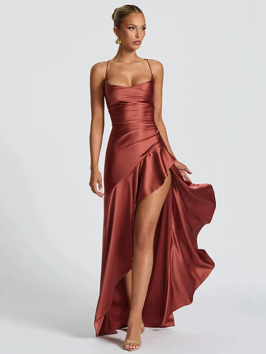 Vestido Helga de Tirantes para Invitada de Boda