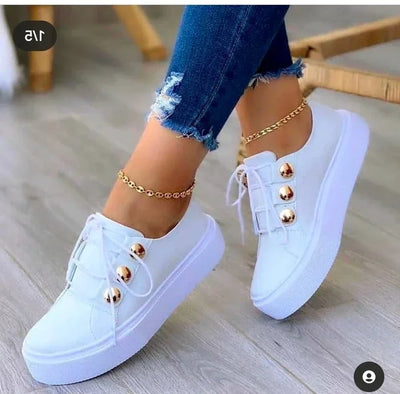 Serena | Zapatillas con Plataforma y Puntera Redonda