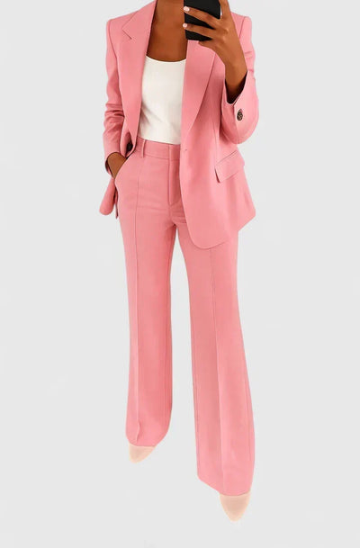 Conjunto Yvonne de Blazer y Pantalón Entallado