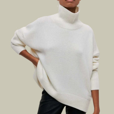 Jersey Stefanie de Cuello Alto Corte Relajado