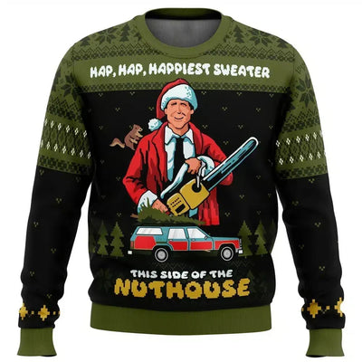 Jersey Navideño Lukas Estampado de Esquí