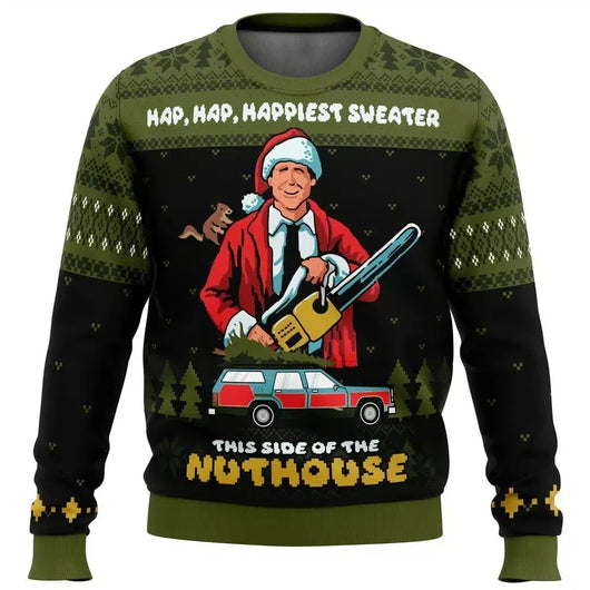 Jersey Navideño Lukas Estampado de Esquí