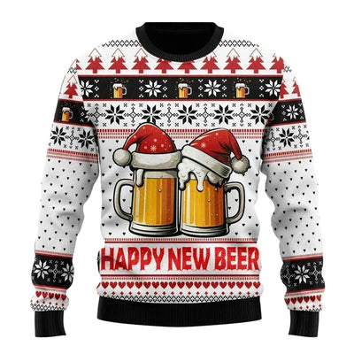 Jersey Navideño Karl con Estampado Divertido de Cerveza