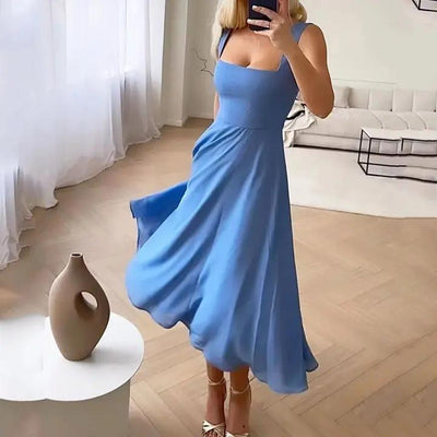 Riley | Vestido Midi sin Mangas