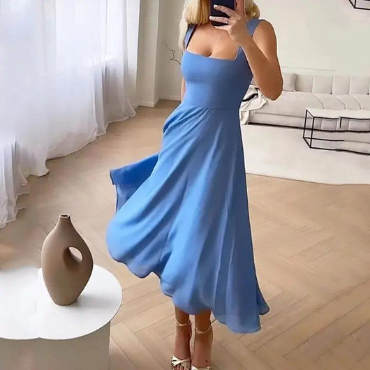 Riley | Vestido Midi sin Mangas