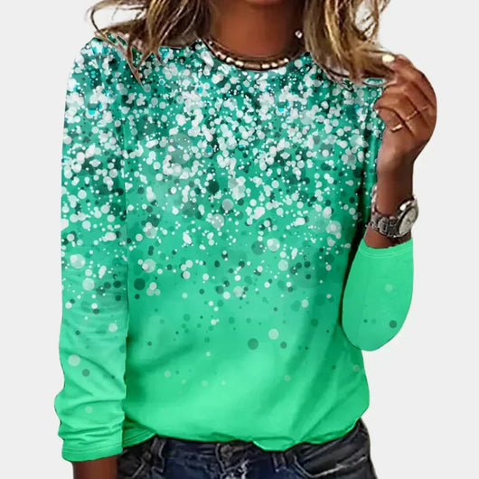 Jersey Navideño Jana con Estrellas Brillantes