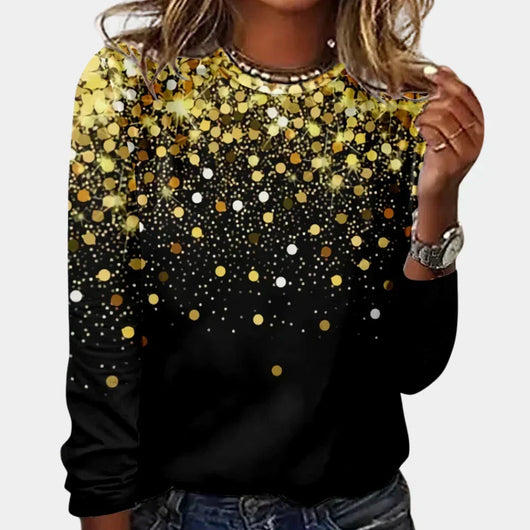 Jersey Navideño Jana con Estrellas Brillantes