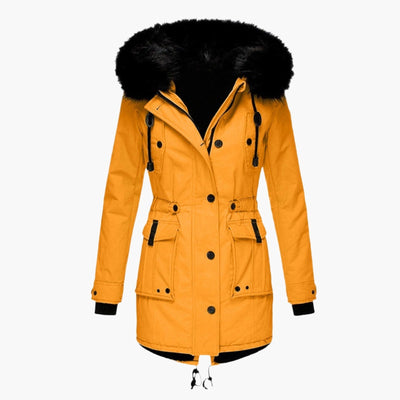 Parka Larga Andrea con Capucha