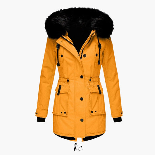 Parka Larga Andrea con Capucha