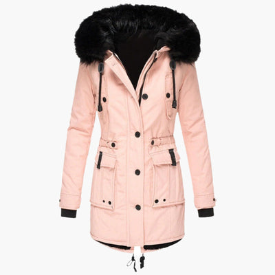 Parka Larga Andrea con Capucha