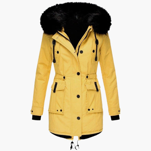Parka Larga Andrea con Capucha