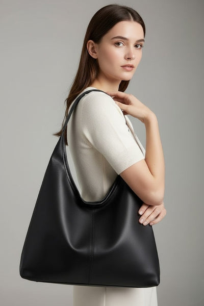 Bolso Tote Jacqueline Clásico de Piel Sintética
