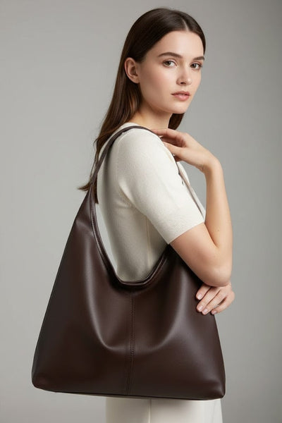 Bolso Tote Jacqueline Clásico de Piel Sintética