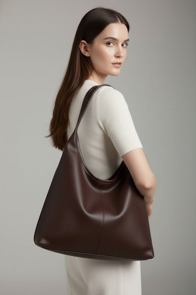 Bolso Tote Jacqueline Clásico de Piel Sintética