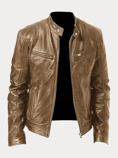 Chaqueta de Cuero Moto Nicole Streetwear