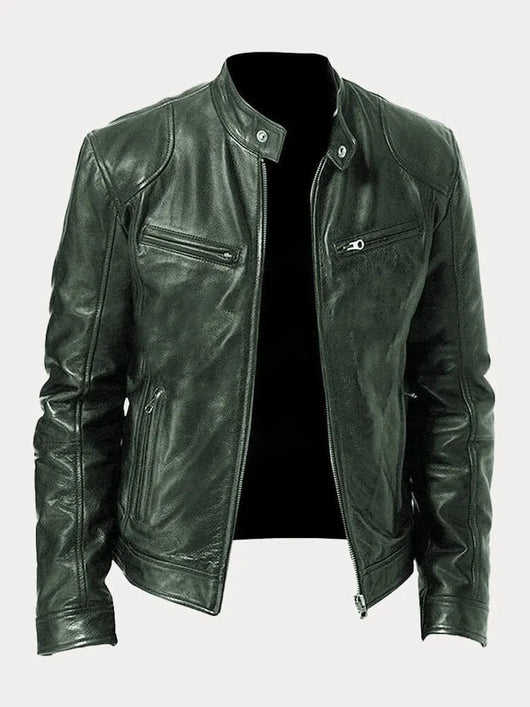 Chaqueta de Cuero Moto Nicole Streetwear