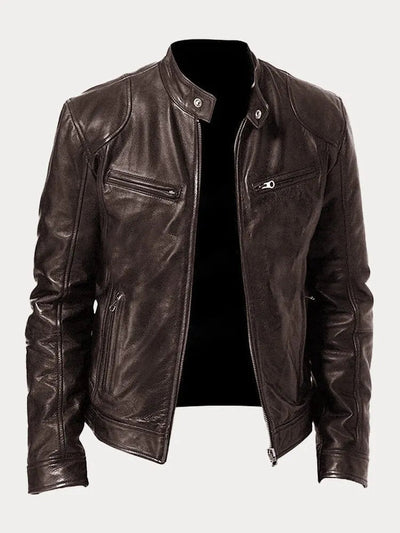 Chaqueta de Cuero Moto Nicole Streetwear