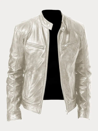 Chaqueta de Cuero Moto Nicole Streetwear