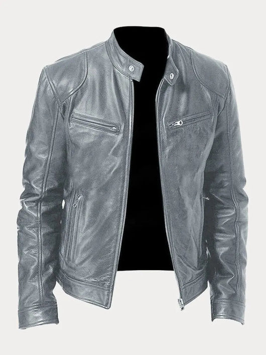 Chaqueta de Cuero Moto Nicole Streetwear