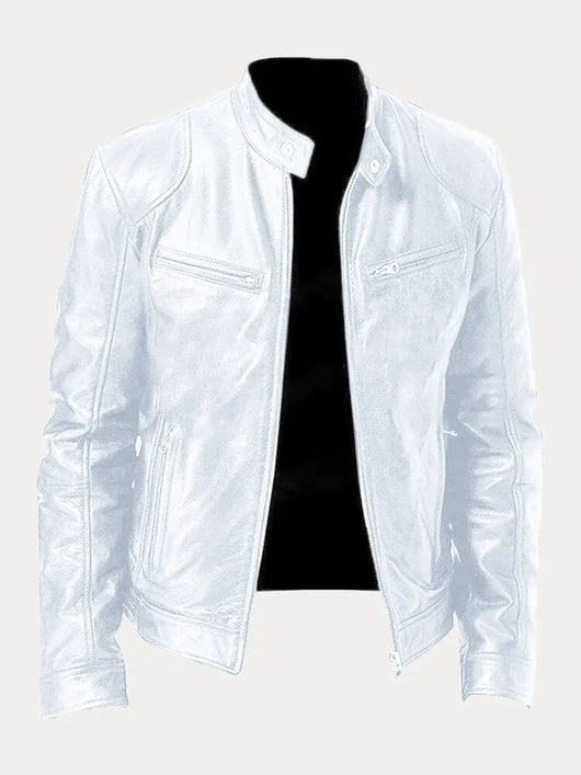 Chaqueta de Cuero Moto Nicole Streetwear