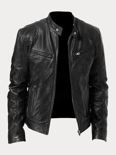 Chaqueta de Cuero Moto Nicole Streetwear
