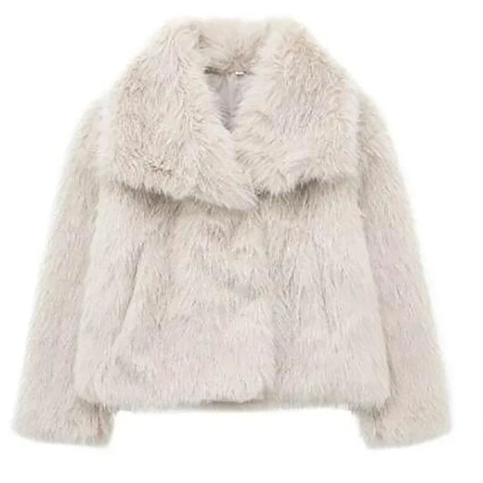 Chaqueta Doris Corta de Pelo Sintético para Invierno