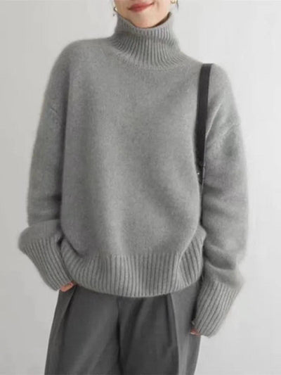 Jersey Doris de Punto con Cuello Alto