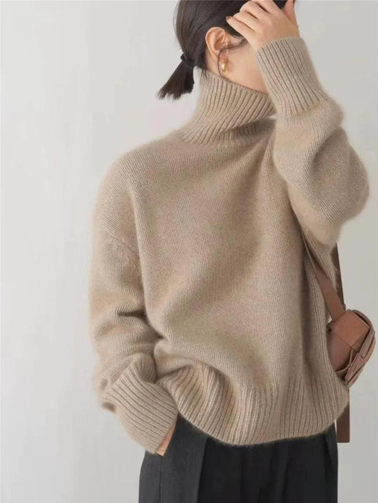 Jersey Doris de Punto con Cuello Alto