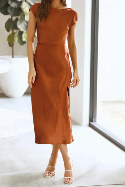 Vestido Midi Lara Estilo Lencero Minimalista