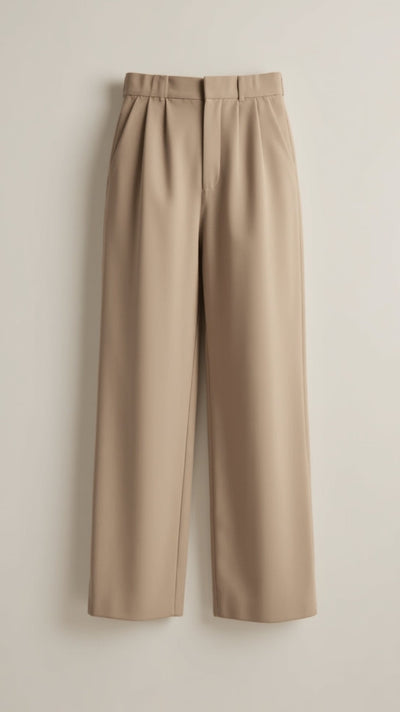 Pantalón Gabriela de Talle Alto y Pierna Ancha
