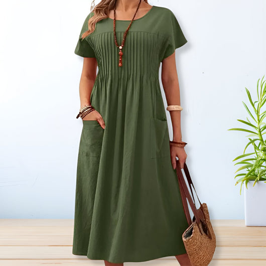 Jacqueline | Vestido de Día de Corte Relajado